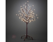 Brauner LED-Außen-Lichterbaum 100 cm 96-flg.