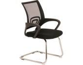 moderner Besucherstuhl / Freischwinger-Stuhl mit Armlehne EUREKA, idealer Konferenzstuhl , bis zu 5 Farben wählbar