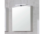 Badezimmer Spiegelschrank mit Aufbauleuchte Weiß